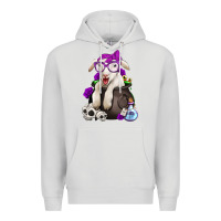 Dove Grey funny halloween lamb Premium Hoodie - Jasminsmagicworld