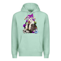 Seafoam funny halloween lamb Premium Hoodie - Jasminsmagicworld