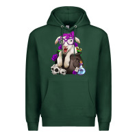 Sports Green funny halloween lamb Premium Hoodie - Jasminsmagicworld