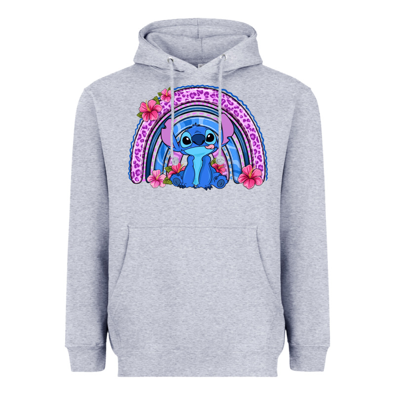 Stitch Rainbow Heavyweight Hoodie by Zillion Design Studio | Teevron