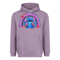 Lavender stitch rainbow Heavyweight Hoodie - Zillion Design Studio