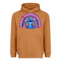 Meerkat stitch rainbow Heavyweight Hoodie - Zillion Design Studio