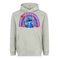 Moon Dust stitch rainbow Heavyweight Hoodie - Zillion Design Studio