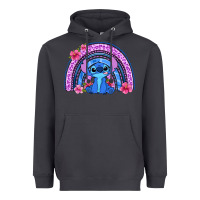 Smoke stitch rainbow Heavyweight Hoodie - Zillion Design Studio