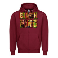Burgundy black king Zipper Hoodie - Zillion Design Studio