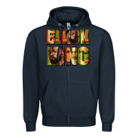 Navy black king Zipper Hoodie - Zillion Design Studio