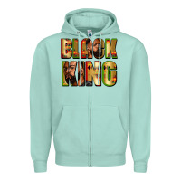 Seafoam black king Zipper Hoodie - Zillion Design Studio