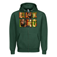 Sports Green black king Zipper Hoodie - Zillion Design Studio