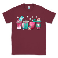 Burgundy dentist coffee cups Classic Tee - texasbilliewilder