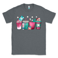 Charcoal Heather dentist coffee cups Classic Tee - texasbilliewilder