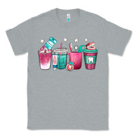 Heather Grey dentist coffee cups Classic Tee - texasbilliewilder