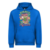 Cobalt highly caffeinated Urban Hoodie - MaliasSmallBusiness
