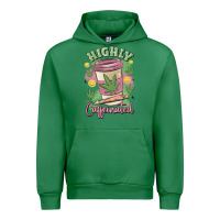 Emerald highly caffeinated Urban Hoodie - MaliasSmallBusiness