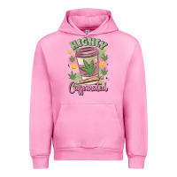 Fuchsia Pink highly caffeinated Urban Hoodie - MaliasSmallBusiness
