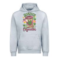 Heather Grey highly caffeinated Urban Hoodie - MaliasSmallBusiness