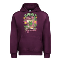 Mauve Wine highly caffeinated Urban Hoodie - MaliasSmallBusiness