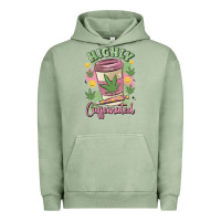 Pigment Oil Green highly caffeinated Urban Hoodie - MaliasSmallBusiness