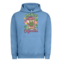 Pigment Pebble Blue highly caffeinated Urban Hoodie - MaliasSmallBusiness