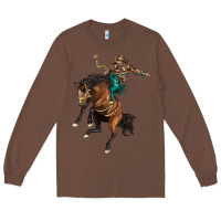 Chestnut western horse rodeo Long Sleeve Tee - BarkalooDesign