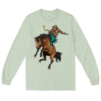Matcha western horse rodeo Long Sleeve Tee - BarkalooDesign