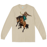 Mushroom western horse rodeo Long Sleeve Tee - BarkalooDesign