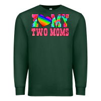 Sports Green i love my two moms Premium Sweatshirt - HRA Design Shop