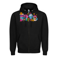 Black cowgirl coffee cups Zipper Hoodie - texasbilliewilder