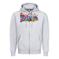 Heather Grey cowgirl coffee cups Zipper Hoodie - texasbilliewilder