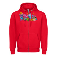 Red cowgirl coffee cups Zipper Hoodie - texasbilliewilder