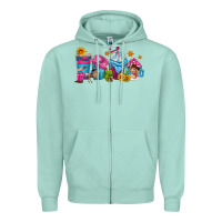Seafoam cowgirl coffee cups Zipper Hoodie - texasbilliewilder