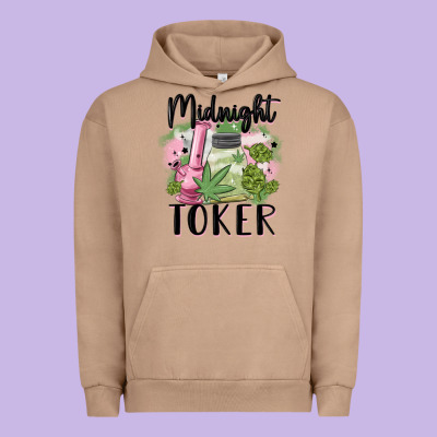 Midnight Toker Urban Hoodie Designed By Maliassmallbusiness