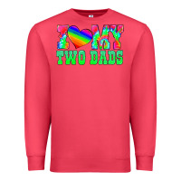 Cardinal i love my two dads Premium Sweatshirt - HRA Design Shop