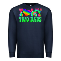 Navy i love my two dads Premium Sweatshirt - HRA Design Shop