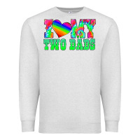 Oatmeal Heather i love my two dads Premium Sweatshirt - HRA Design Shop