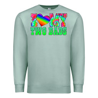 Seafoam i love my two dads Premium Sweatshirt - HRA Design Shop