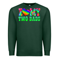 Sports Green i love my two dads Premium Sweatshirt - HRA Design Shop