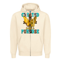 Sandshell created with a purpose Zipper Hoodie - texasbilliewilder