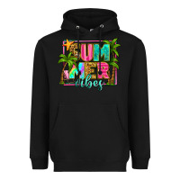 Black summer vibes Heavyweight Hoodie - Zillion Design Studio