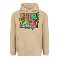 Mushroom summer vibes Heavyweight Hoodie - Zillion Design Studio
