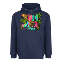 Navy summer vibes Heavyweight Hoodie - Zillion Design Studio