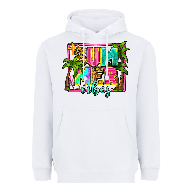 Summer Vibes Heavyweight Hoodie by Zillion Design Studio | Teevron