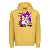 Antique Gold Cute baby lamb halloween Premium Hoodie - Jasminsmagicworld