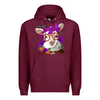 Burgundy Cute baby lamb halloween Premium Hoodie - Jasminsmagicworld