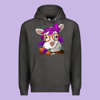 Cute Baby Lamb Halloween Premium Hoodie Designed By Jasminsmagicworld
