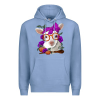 Colony Blue Cute baby lamb halloween Premium Hoodie - Jasminsmagicworld