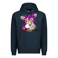 Navy Cute baby lamb halloween Premium Hoodie - Jasminsmagicworld
