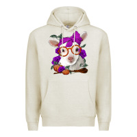 Oatmeal Heather Cute baby lamb halloween Premium Hoodie - Jasminsmagicworld