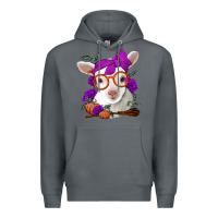 Rock Cute baby lamb halloween Premium Hoodie - Jasminsmagicworld