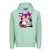 Seafoam Cute baby lamb halloween Premium Hoodie - Jasminsmagicworld