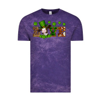 Cloud Purple st patricks love heifer Vintage Tee - Artiststas